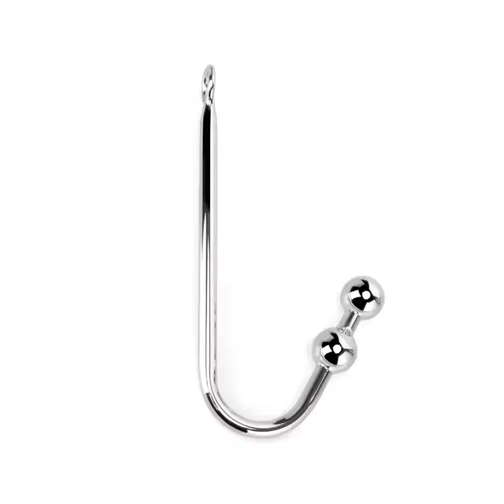 Metal Anal Hook with Two Balls Adult Sex Toys for Women for Bondage Gear and Butt Plug Anal Play Juguetes Sexuales