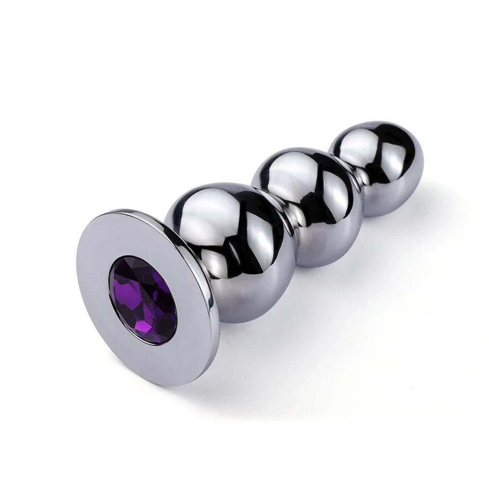 Super Large Diamond Anal Plug Metal Butt Jewel Sex Toys for Men and Women Aluminum Alloy Juguetes Sexuales