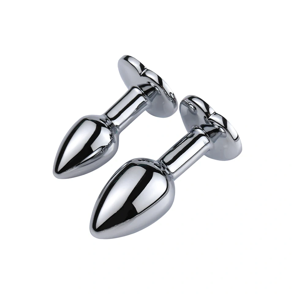 Mini Heart Base Aluminum Alloy Butt Plug Sex Toys for Women and Men Anal Plug with Juguetes Sexuales