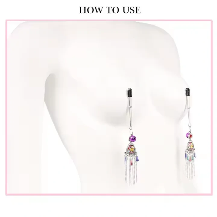 Bonda Gear Premium Quality BDSM Type Sex Toys Sexy Nipple Clamps for Women Adult Juguetes Sexuales