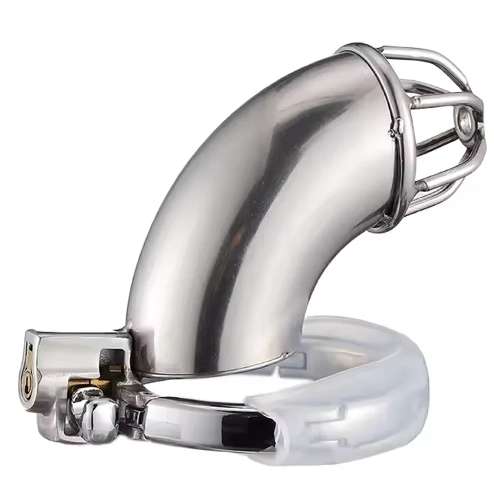 Adjustable Half Open Chastity Cage for Men Adult SM Bondage Gear and Sex Toys for BDSM Sessions
