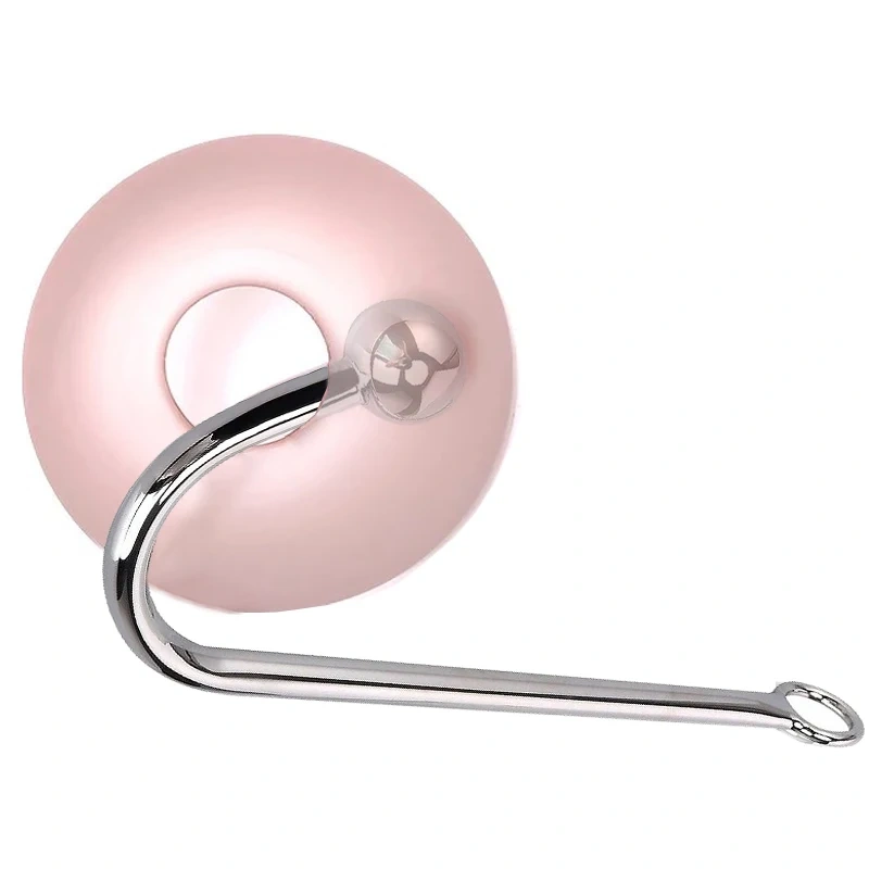 Single Curved Stainless Steel Anal Hook Butt Plug Women's Bondage Gear for Adult Sex Juguetes Sexuales and Sex Toys