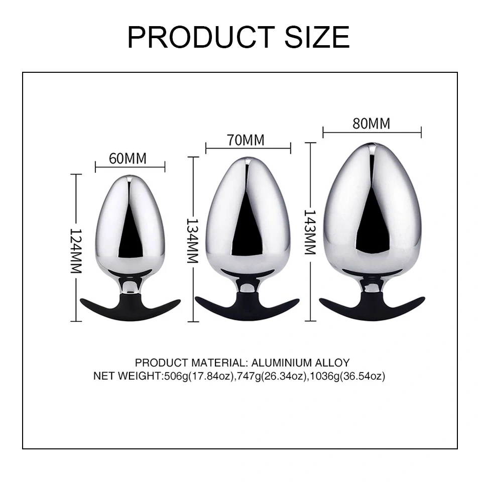 Large Metal Anal Toys Huge Silicone Anchor Butt Plug Ship's Anchor Sex Toy for Men Quality Juguetes Sexuales