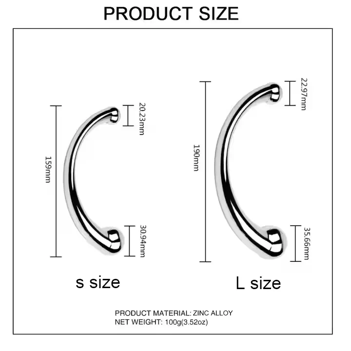 High Quality Stainless Steel Double Head Anal Plug G-Point Prostate Massage Sex Toy for Women Men and Couples