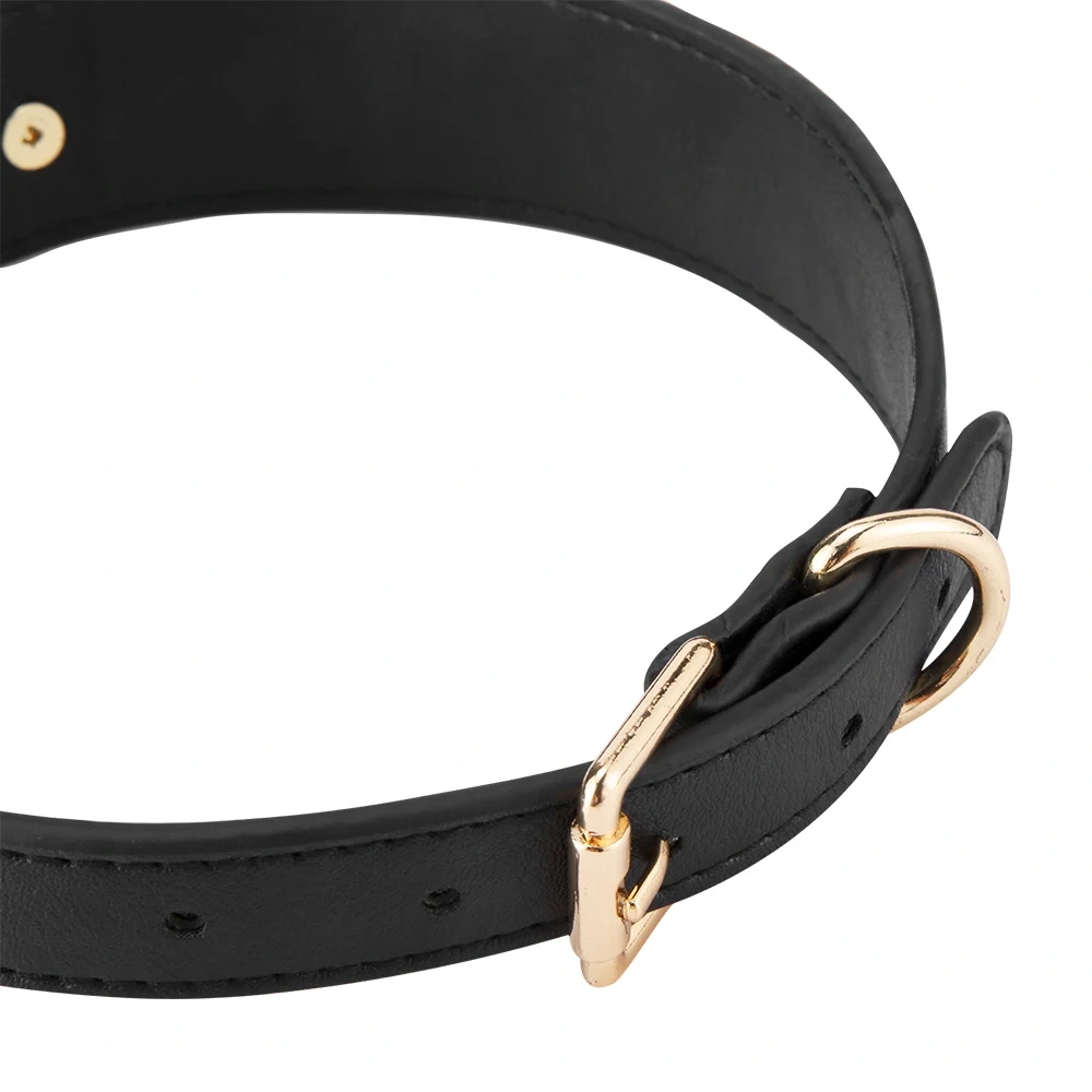Exquisite O-Ring Collar Bondage Gear PU Leather Sex Toys for Adults Chain Leash Collar Kit with Adult Juguetes Sexuales