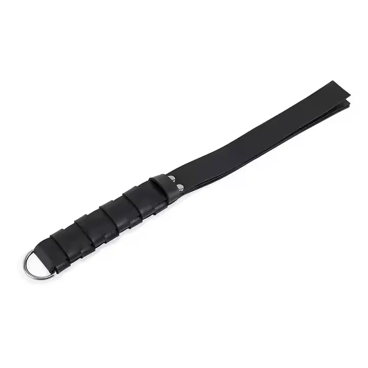 Bondage Gear Adult Sex Toys Kit PU Leather Single Strip Shape Paddle with Whip Black Juguetes Sexuales BDSM Mask