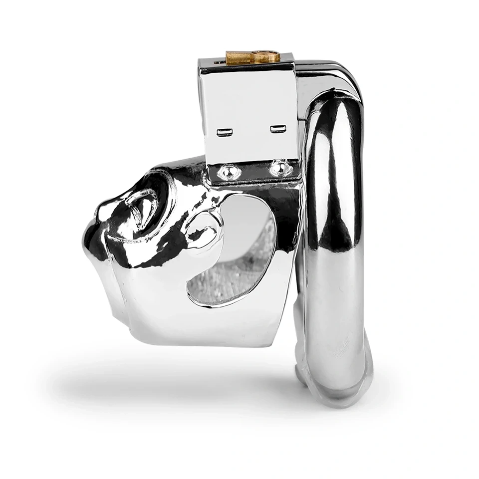 Chinese Zodiac Monkey Metal Chastity Device Stainless Steel Penis Lock Cock Cage BDSM Sex Toys Men Juguetes Sexuales Para