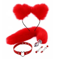 Red Tail+Red Cat Ear Sets