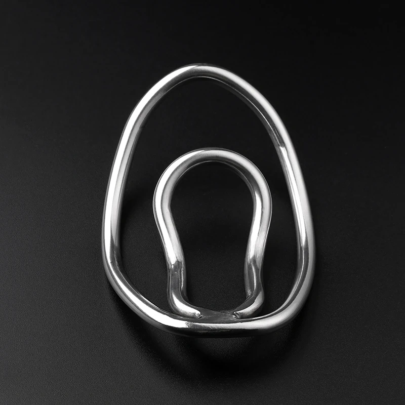 Wholesale Stainless Steel Penis Ring Toys Metal Cock Clamps Scrotum Scaler Sexual Toys for Men Juguetes Sexuales