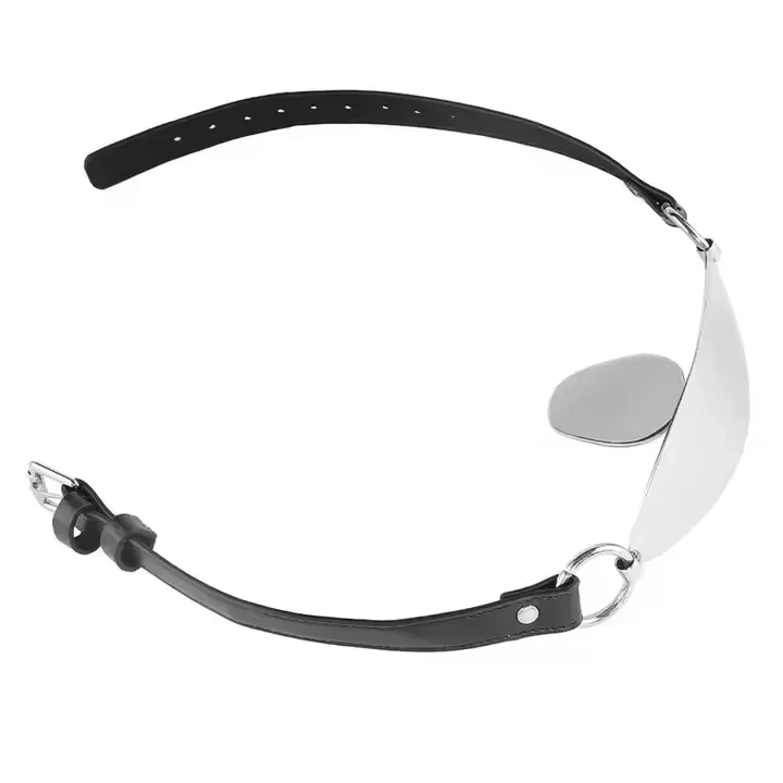 Bondage Gear Adult Sex Toys Kit Stainless Steel Mouth Gag Adjustable