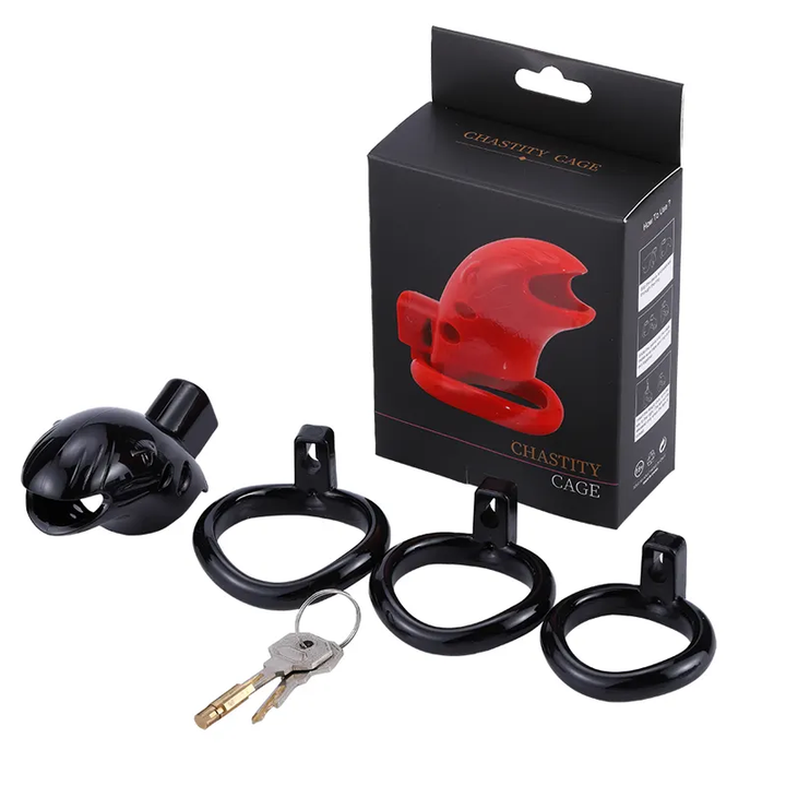 New Model BDSM PC Male Chastity Device Cock Chastity Cage with Magic Lock Penis Lock Cock Ring Sex Toy for Men Juguetes Sexuales
