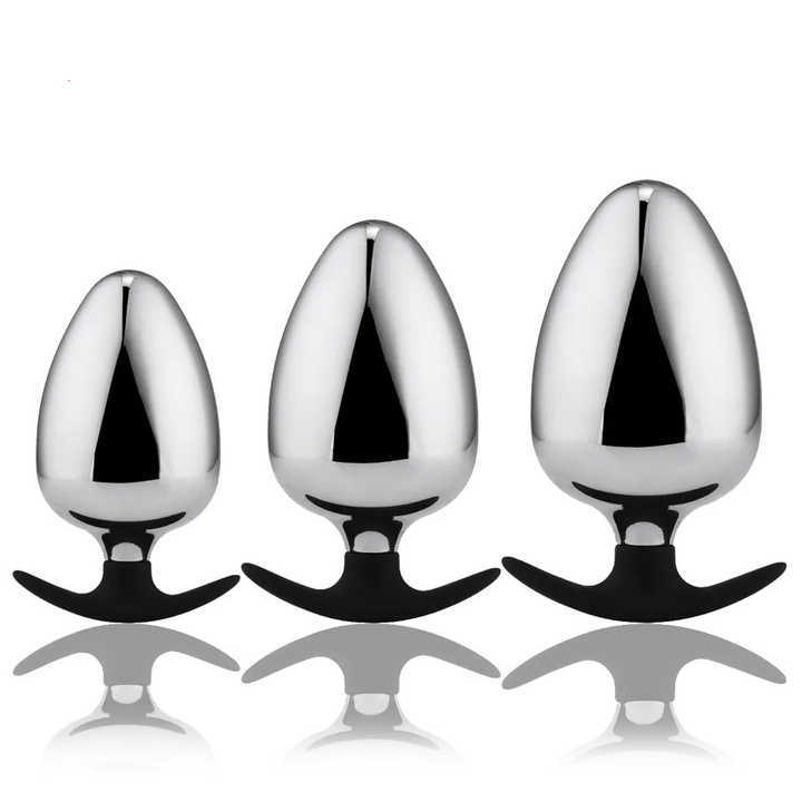 Large Metal Anal Toys Huge Silicone Anchor Butt Plug Ship's Anchor Sex Toy for Men Quality Juguetes Sexuales