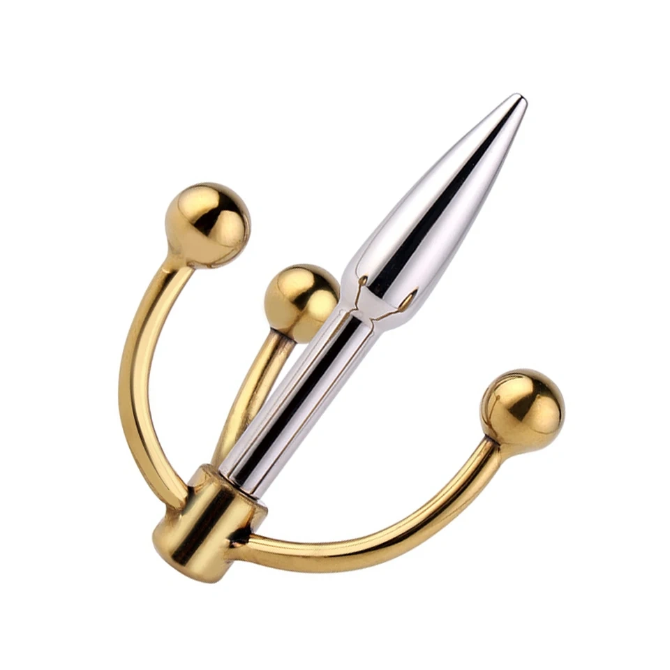 3 Bracket Urethral Sounds Kit Stainless Steel BDSM Penile Toys Sex Toys for Men with Pain Bondage Gear Penis Juguetes Sexuales