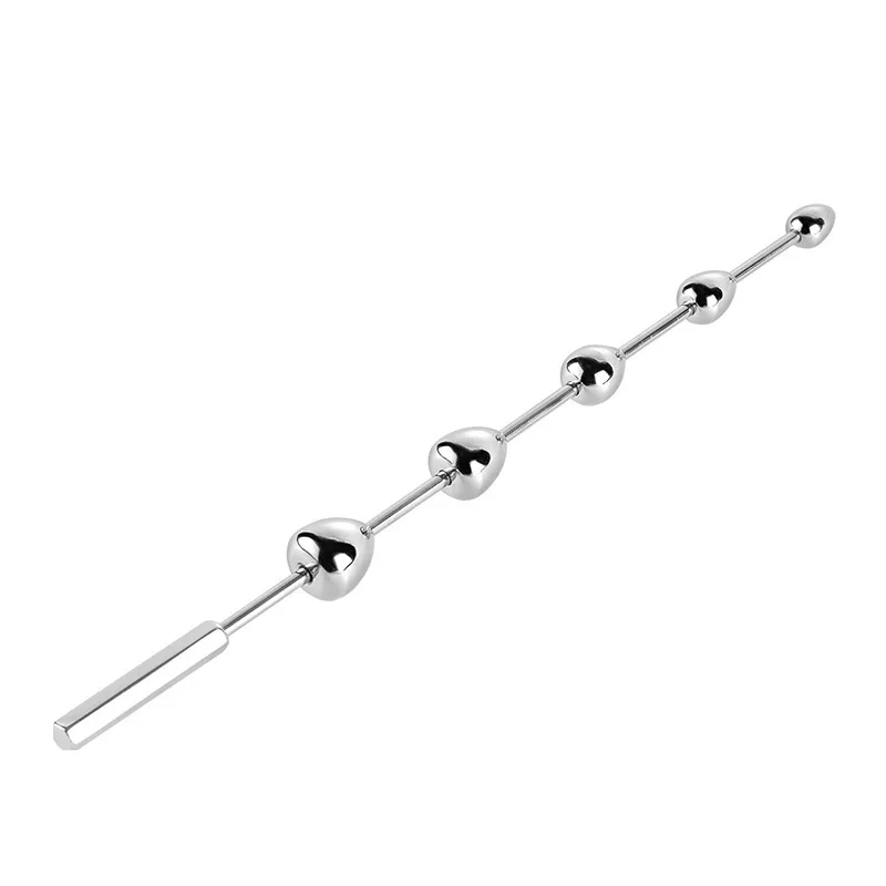 Urethral Sounds with Ball Stainless Steel Penis Toys BDSM Sounding Kit Sex Toys for Men Type SM Properties