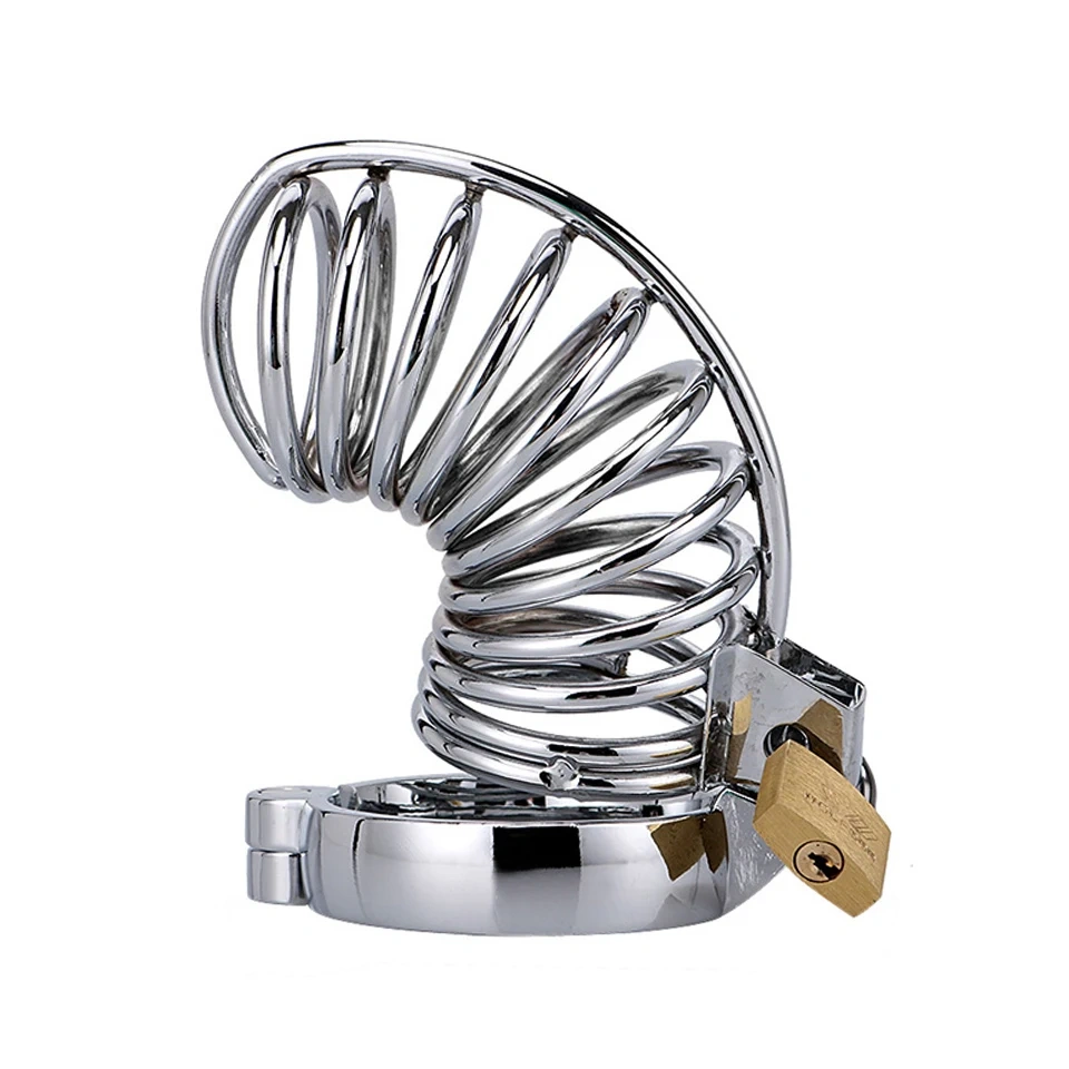 Stainless Steel Zinc Alloy Male Chastity Device Hollow Penis Lock Cage for Men BDSM Sex Toys Bondage Gear Juguetes SM