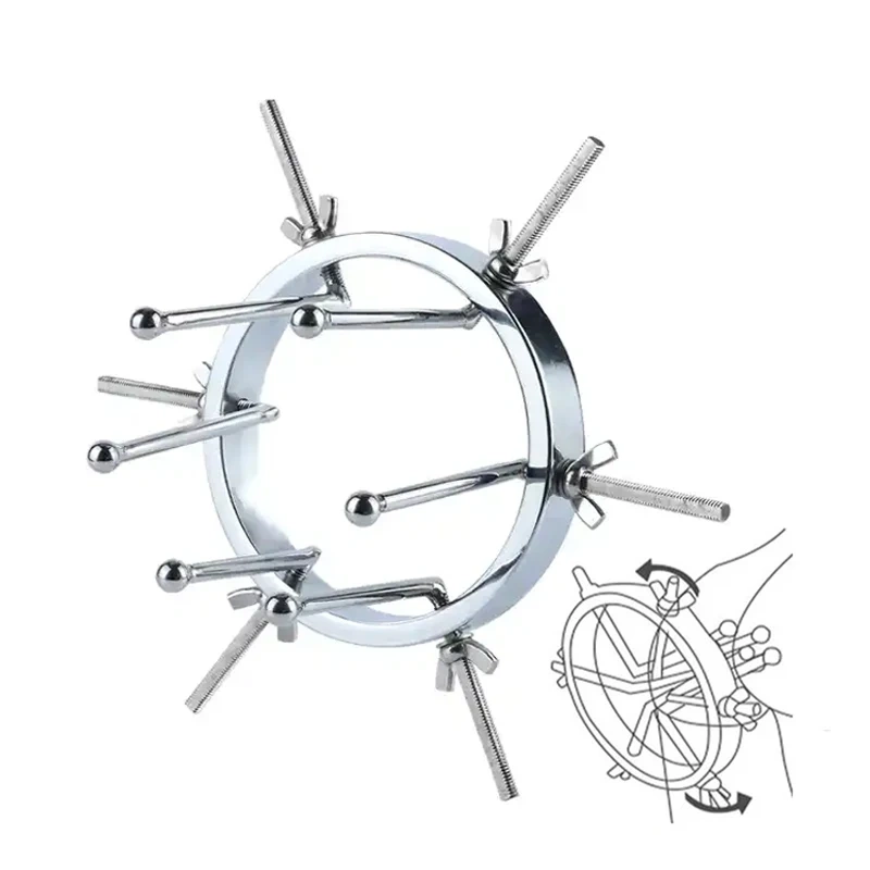 Stainless Steel Anal Dilators Anal Speculum Machine Sex Toys for Women and Men Butt Plug Type Juguetes Sexuales