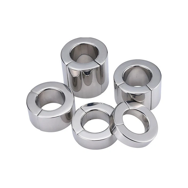 Stainless Steel Cock Ring Men's Sex Toys for Delay Ejaculation Penis Ball Stretcher & Juguetes Sexuales