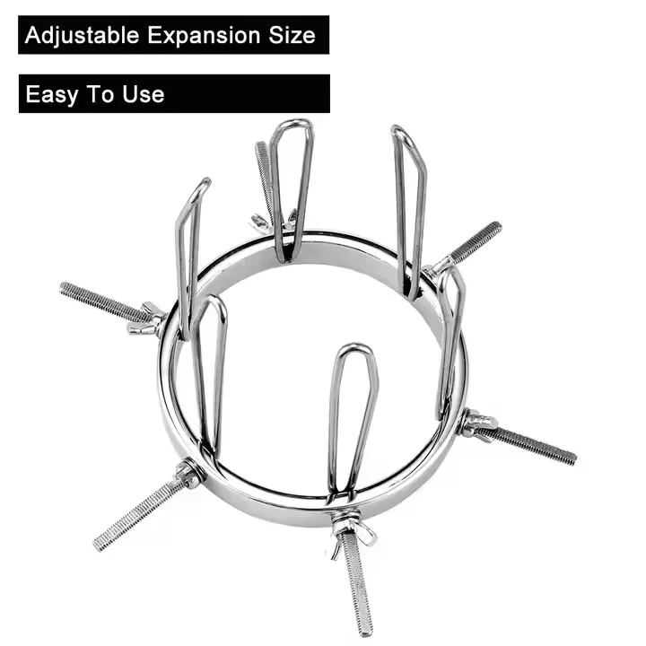 Adjustable Stainless Steel & Aluminium Alloy Anal Dilators Sex Toys for Women and Men Juguetes Sexuales