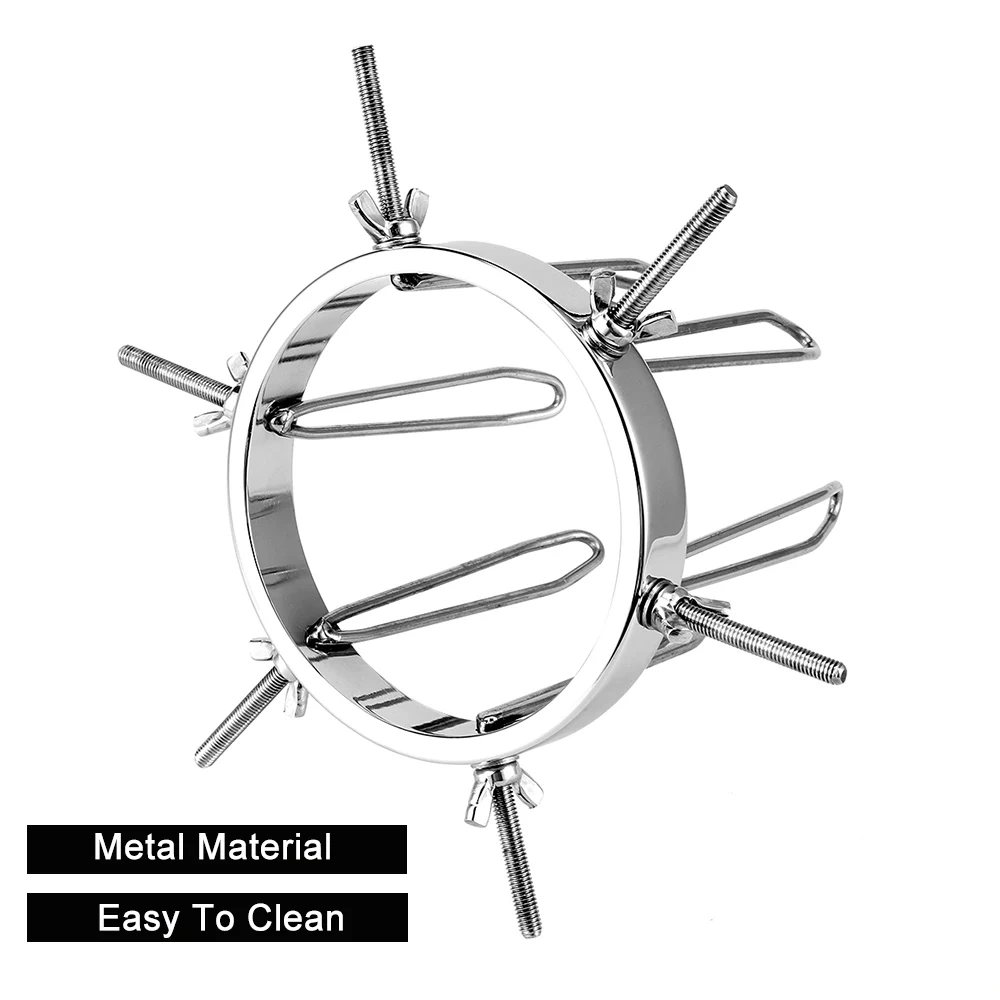 Aluminium Alloy Anal Speculum Adjustable Stainless Steel Anal Dilators Sex Toys for Women & Men Butt Plug Juguetes Sexuales