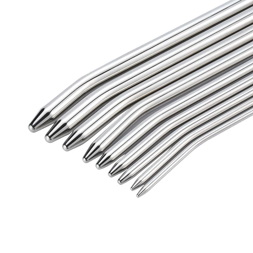 Stainless Steel BDSM Penis Plug Sounding Kit Toys Men's Urethral Sounds Juguetes Sexuales Penile Toys Pain Relief Sound Machine