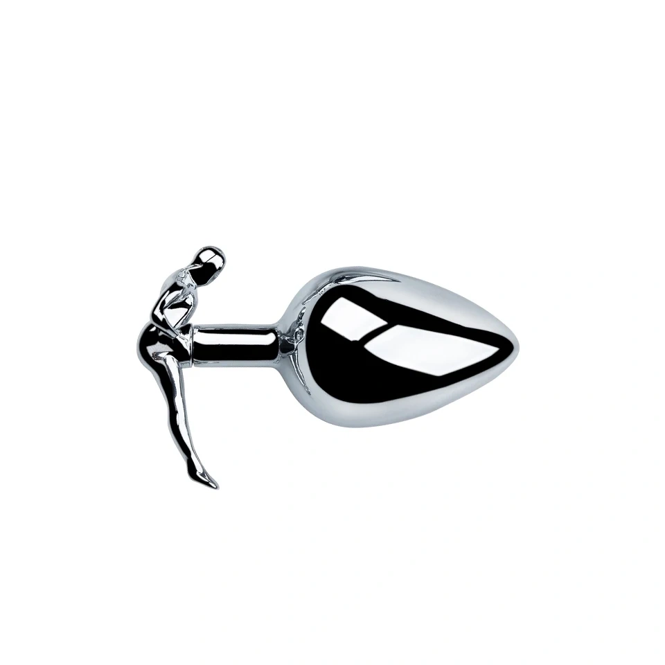 Aluminium Alloy Adult Sex Toys Human Base Anal Plug-Comfortable Butt Plug for Men and Women