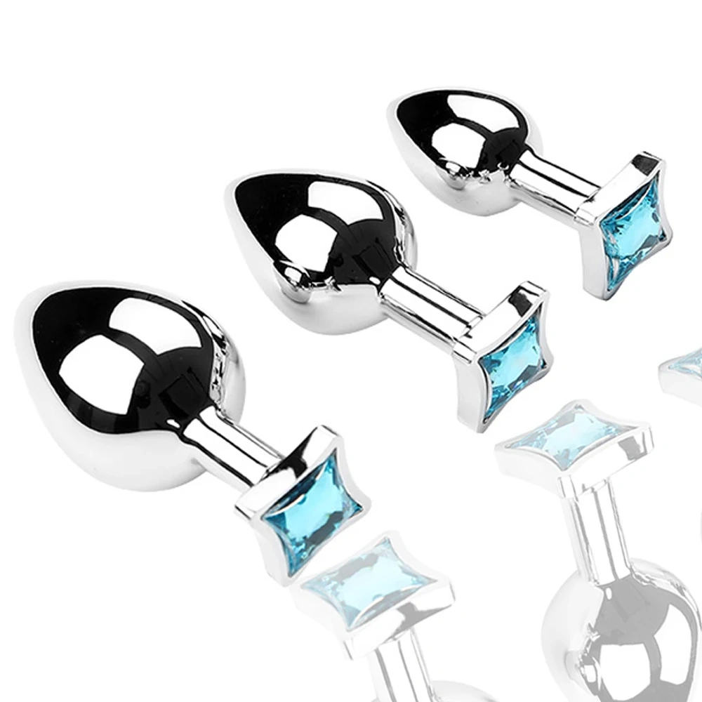Customized Aluminium Alloy Anal Plug Sex Toys in Different Shapes for Women and Men Jewel Base Butt Plug Juguetes Sexuales