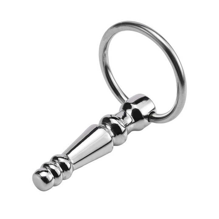 Short Urethral Sounds Penitoy with Ring for BDSM Sex Stainless Steel Pain Juguetes Sex Toys for Men Adult Usage