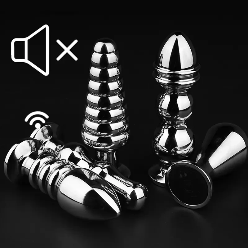 Stainless Steel Electric Remote Control Masturbator Sex Doll Dildo Vibrator Butt Plug TPE Material Sex Toys Women Packaged Bag