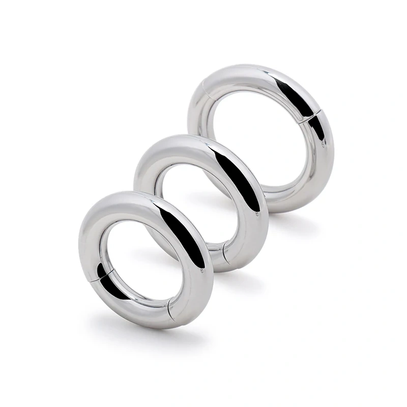 Magnetic Weighted Penis Cock Ring Stainless Steel Sex Toy for Men Magnetic Ball Stretcher Juguetes Sexuales Juguetes Sexuales