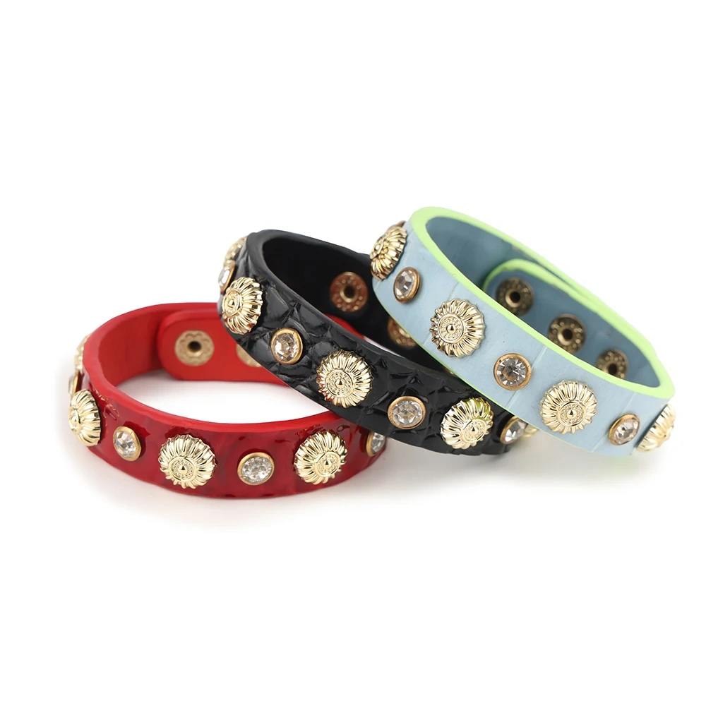 Real Leather Bondage Gear Flower Bracelet BDSM Harness for Women Adult Sex Toys Black Red Blue Colors Juguetes Sexuales Reales