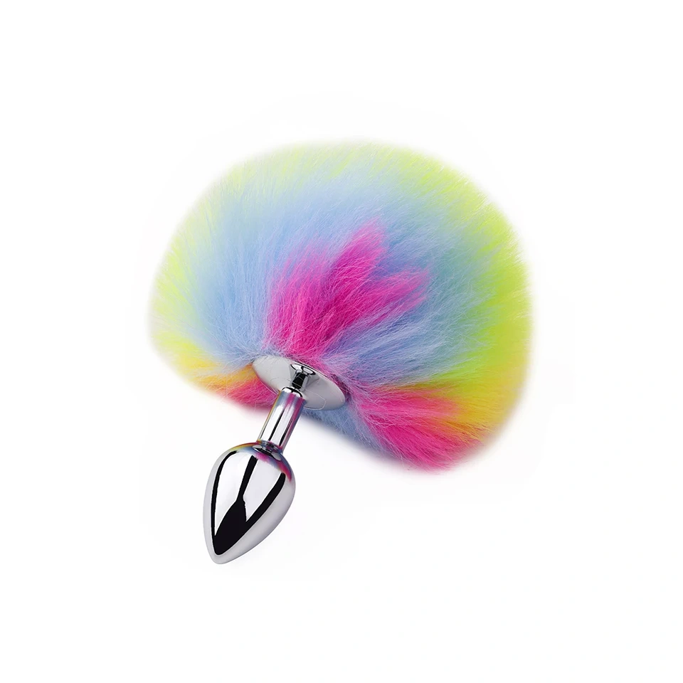 Mix-Color Anal Toys for Women Cat Ear Anal Plug Tail Collar Nipple Clamps Cosplay Sex Toys Buttplug Included Juguetes Sexuales