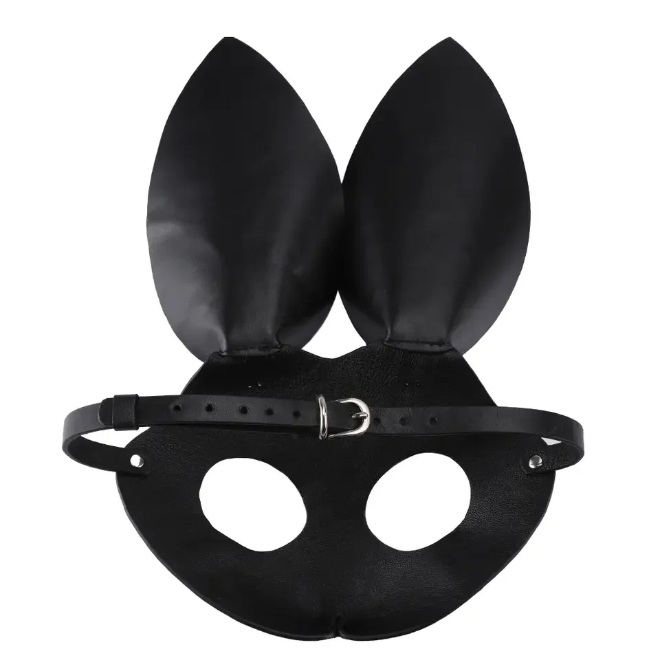 Black and Red Heart Bondage Kit with Artificial Leather for Women's Party Cosplay and Sex Toys BDSM-Style