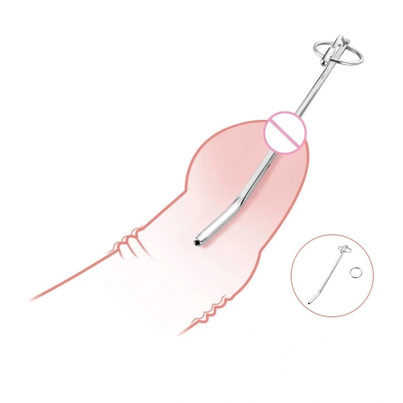 Hollow Stainless Steel Male Urethral Sound Toys Hollow Penis Sex Toys for Men Juguetes Sexuales Type SM