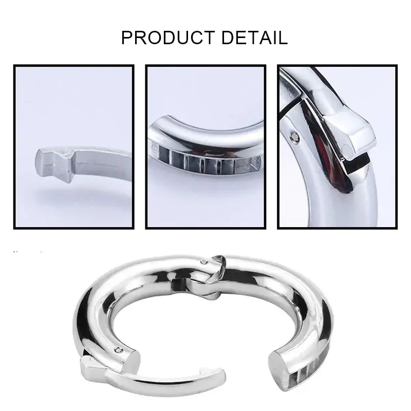 Adjustable Zine Alloy Men's Penis Ring Toy Sex Toy for Male Enhancement and Stretching