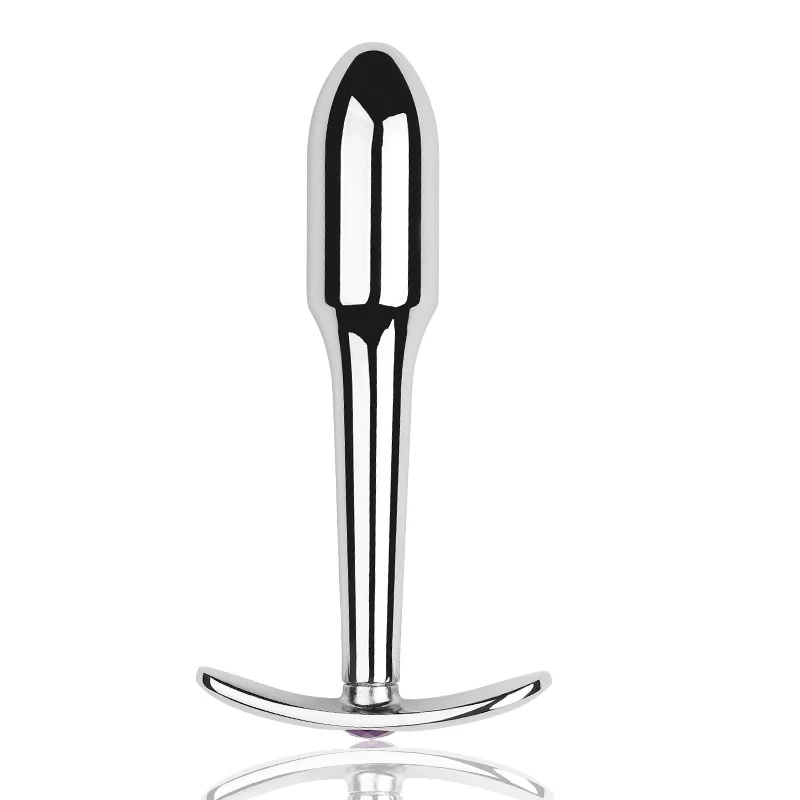 Bullet-Head Metal Sex Anal Plug Anchor-Base Butt Toy for Women Used in Sex Games From Anal Sex Toy Collection