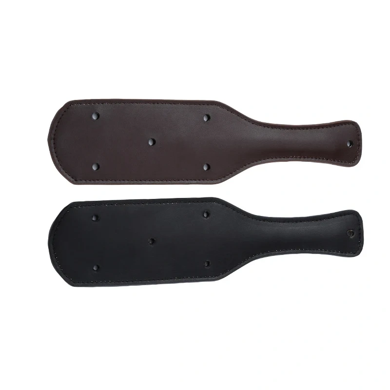 Bondage Gear Black Brown BDSM Kits PU Leather Square Round Head Paddle Adult Sex Toys SM and Whip Type Juguetes Sexuales