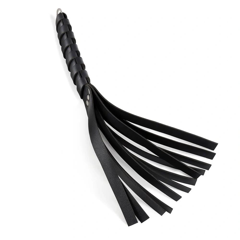 Black PU Leather Four Strip Shape Paddle Adult BDSM Bondage Gear Sex Toys Whip and Juguetes Sexuales Set