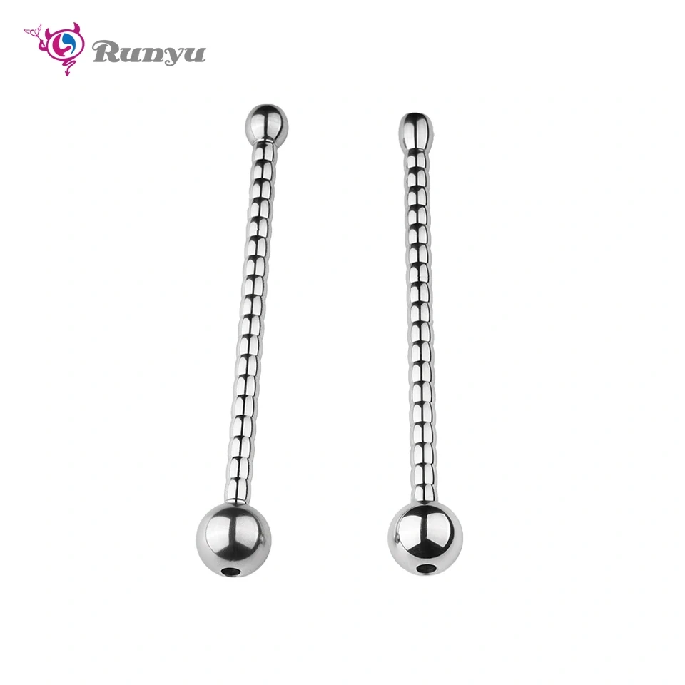 Urethral Dilator Sex Toys for Men Stainless Steel Penis Toys Two Sizes Juguetes Sexuales Urethral Sounds Metal Material