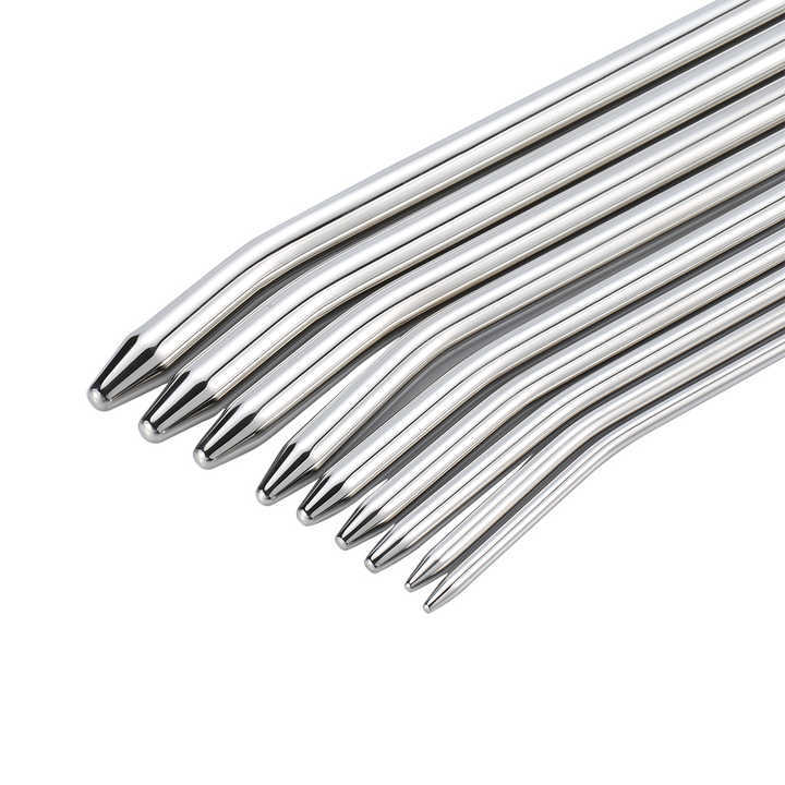 Stainless Steel BDSM Penis Plug Sounding Kit Toys Men's Urethral Sounds Juguetes Sexuales Penile Toys Pain Relief Sound Machine