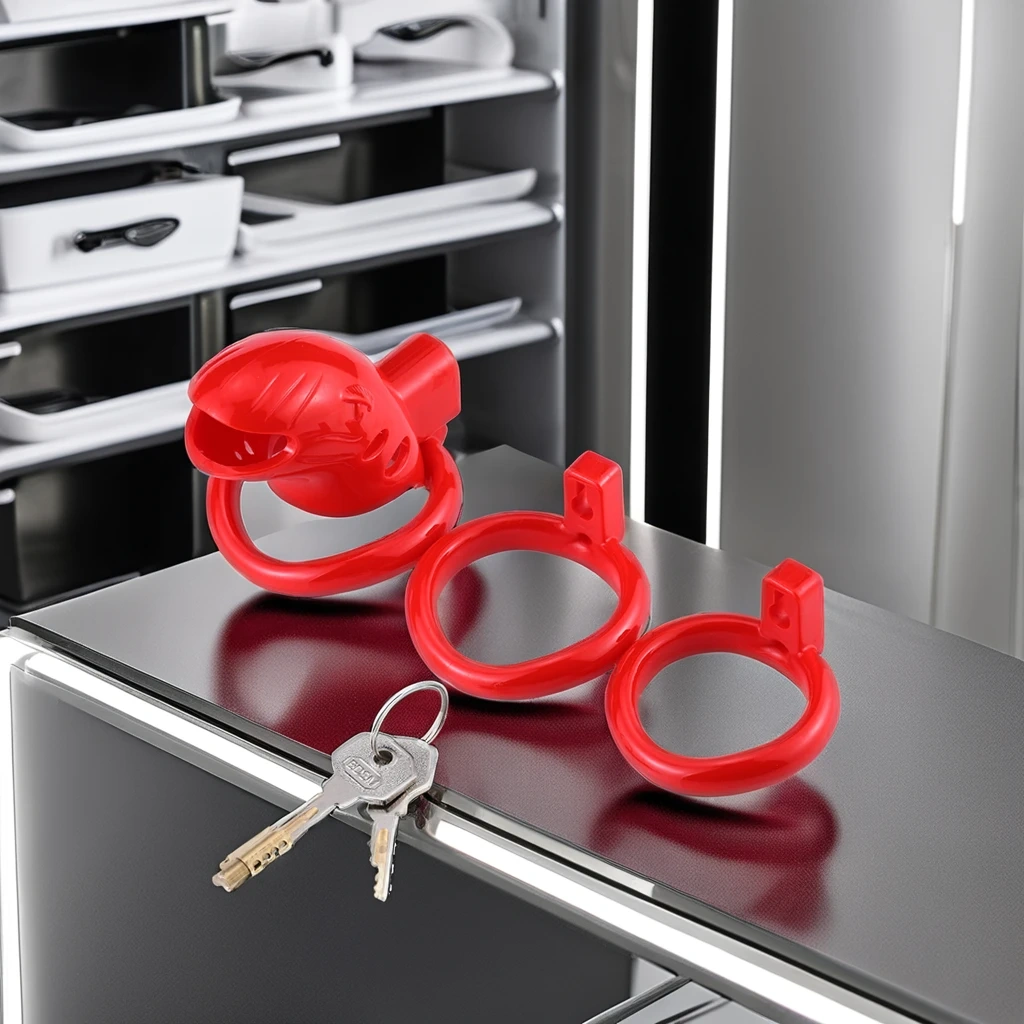 New Model BDSM PC Male Chastity Device Cock Chastity Cage with Magic Lock Penis Lock Cock Ring Sex Toy for Men Juguetes Sexuales