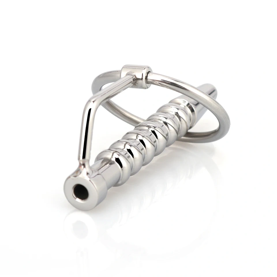 Stainless Steel Urethral Sound Hollow Penis Plug with Ring Man's Sex Toys Premium Quality Penis Toys