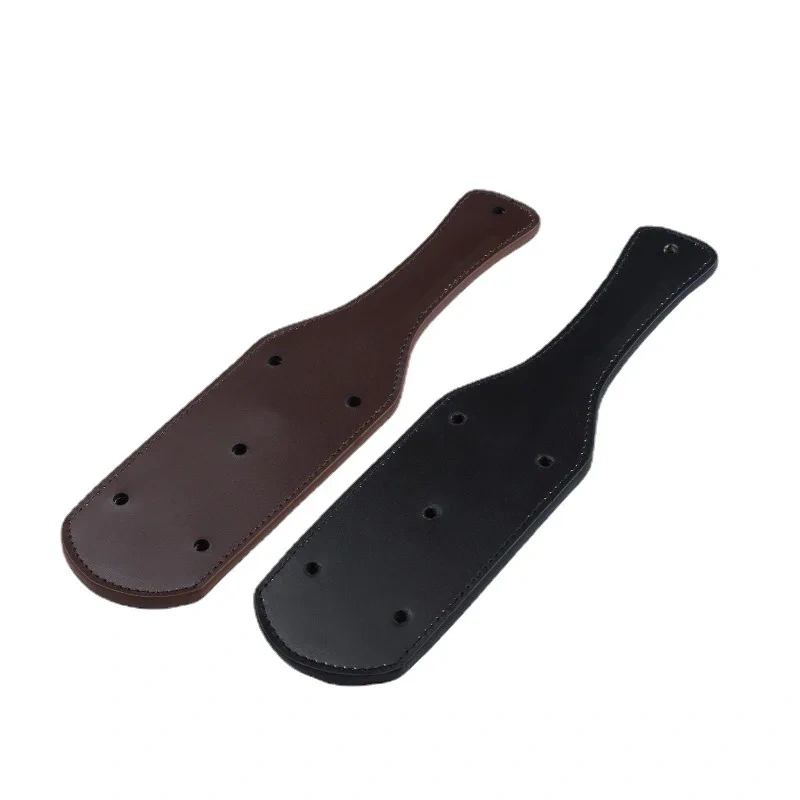 Bondage Gear Black Brown BDSM Kits PU Leather Square Round Head Paddle Adult Sex Toys SM and Whip Type Juguetes Sexuales