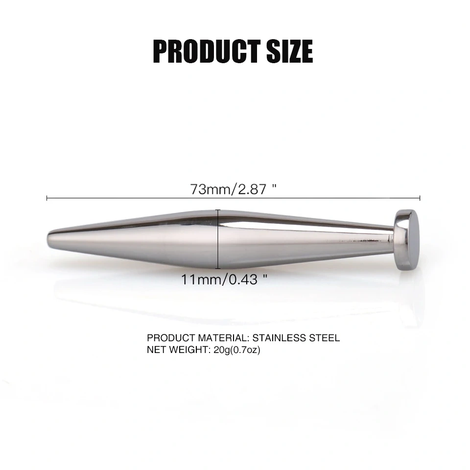 Short Urethral Stainless Steel Penis Plug Sounding Kit BDSM Sex Toys for Men Adult Use with Less Pain