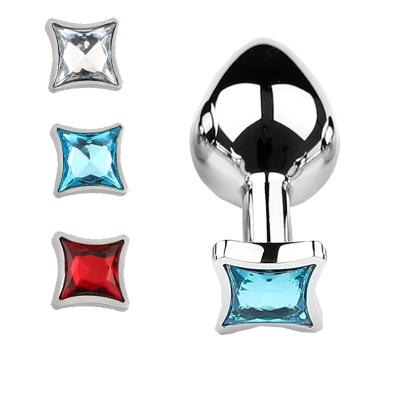 Customized Aluminium Alloy Anal Plug Sex Toys in Different Shapes for Women and Men Jewel Base Butt Plug Juguetes Sexuales