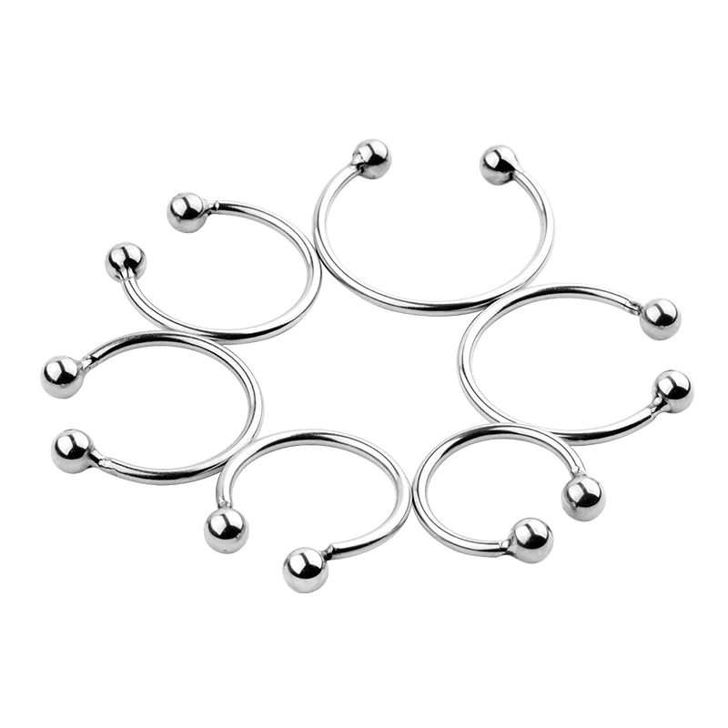 Stainless Steel Penis Ring Sex Toys for Men Different Sizes Soft Cock Ring Silicone Sex Products Juguetes Sexuales