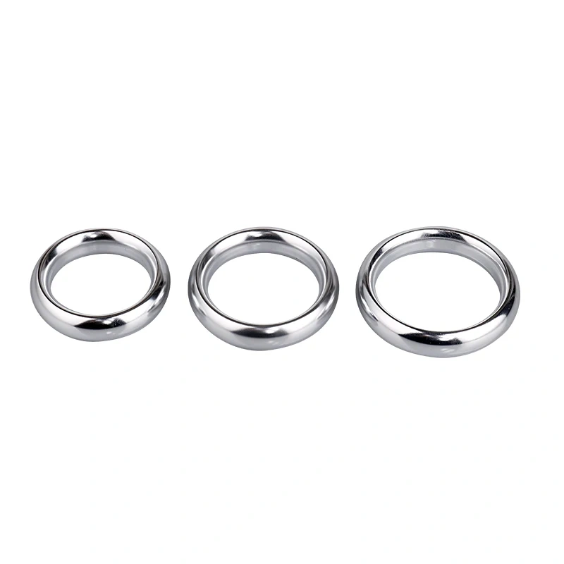 Men's Stainless Steel Cock Ring Penis Toys Ball Stretcher Sex Toys for Delay Ejaculation Juguetes Sexuales for Men
