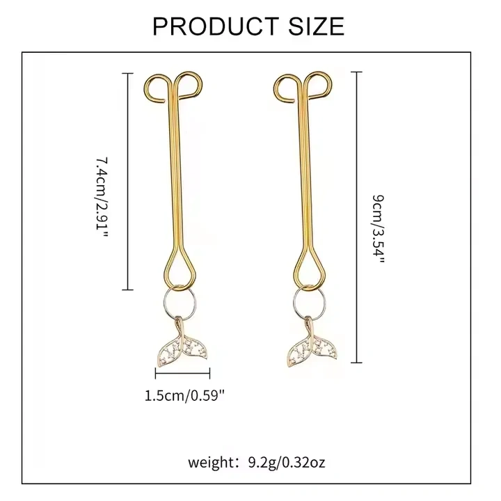 Wholesale Adult BDSM Bondage Gear Leather Nipple & Clit Clamps Sex Toys for Women