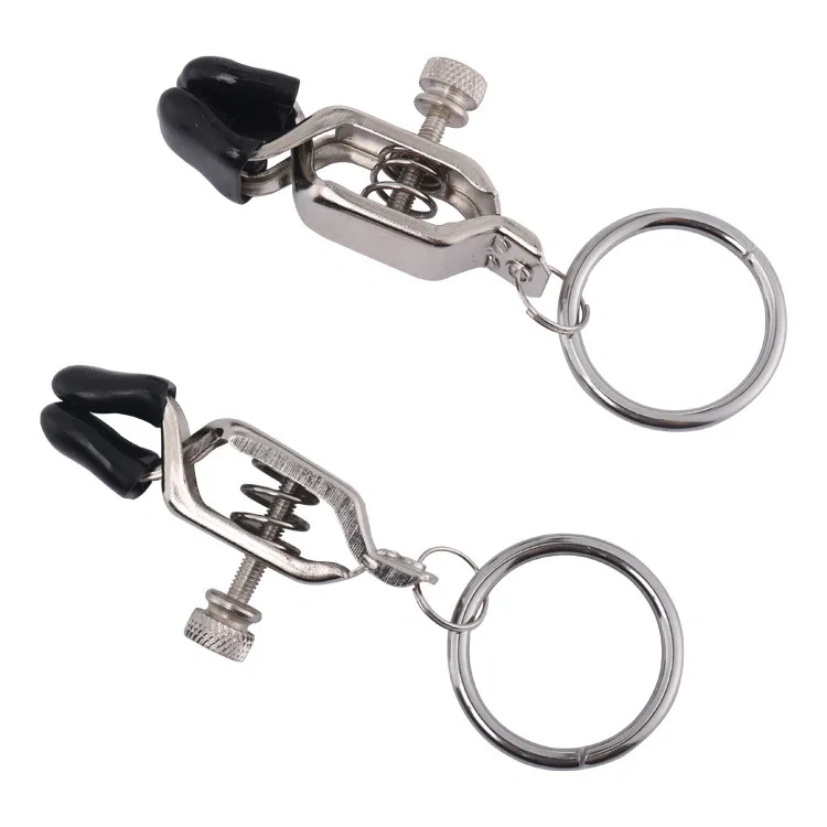 Stainless Steel Nipple Toys for Women Metal Nipple Clamps with Round Ring BDSM-SM Sex Toys Bondage Gear Juguetes Sexuales
