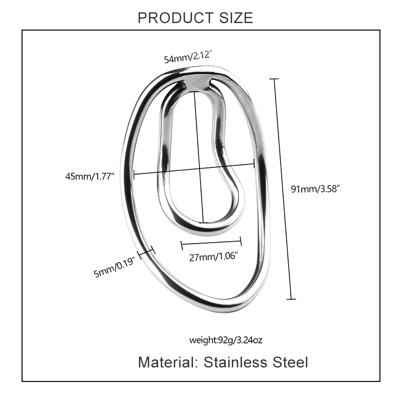 Wholesale Stainless Steel Penis Ring Toys Metal Cock Clamps Scrotum Scaler Sexual Toys for Men Juguetes Sexuales