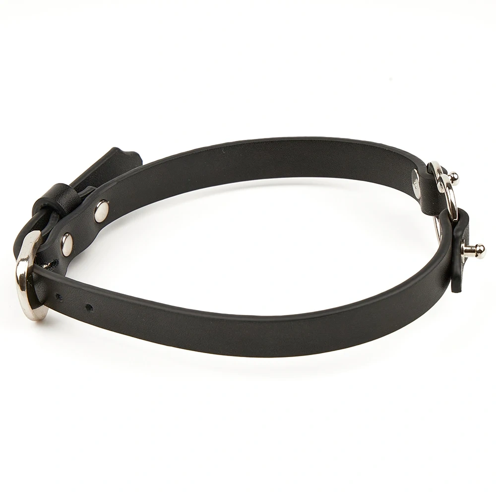 Black Heart-Shape Buckle Collar Real Leather Harness for Women BDSM and SM Sex Toys Juguetes Sexuales